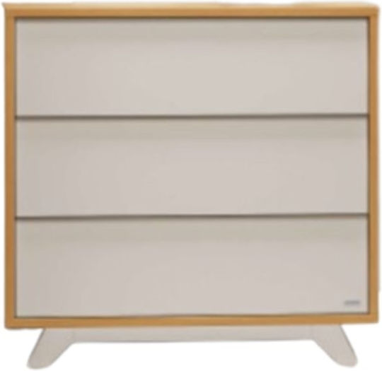 Baby Dresser with 3 Drawers White 94x51x88cm