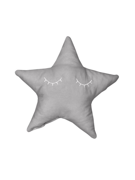 Baby Oliver Crib Decorative Pillow Star Gray 37x37cm