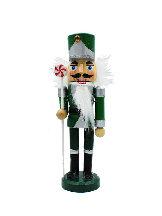 Nutcracker de Crăciun Lemn Roșu Înălțime 12.5cm. 3buc
