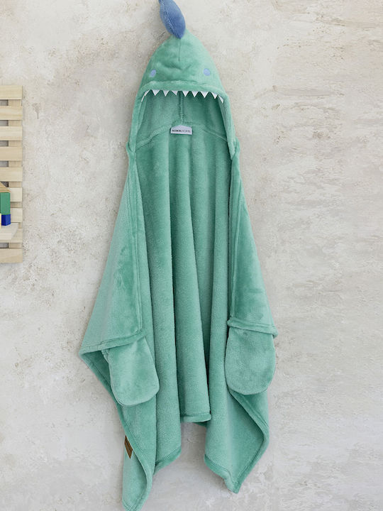 Nima Hooded Baby Bath Towel Sharky