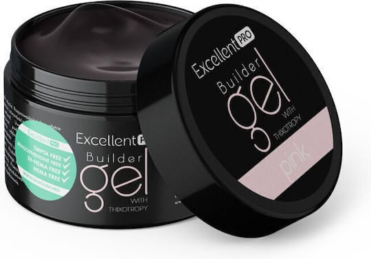 Excellent Pro Excellent PRO Builder Gel Νυχιών Ροζ 15gr