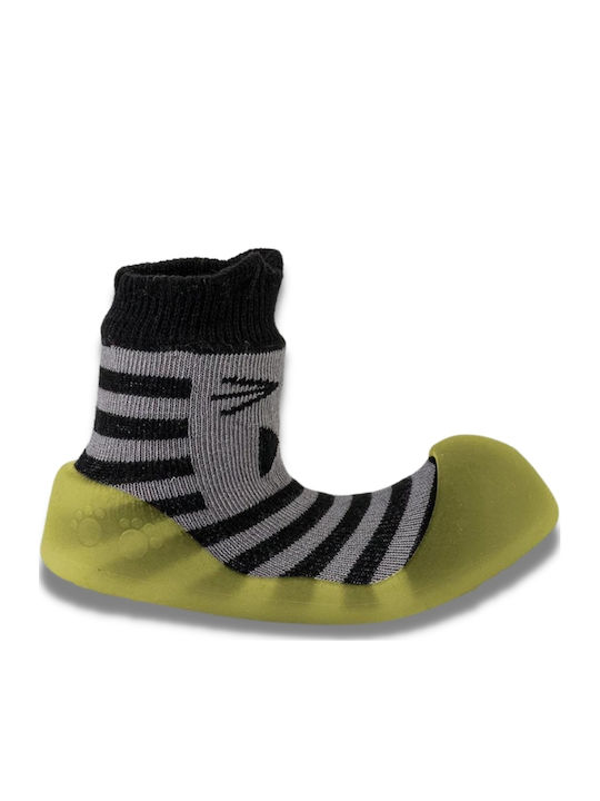 BigToes Kinder Haussocken Gray