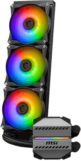 MSI MAG CORELIQUID M360 Охлаждане AIO CPU с 3 Вентилатора 120mm и ARGB Осветление