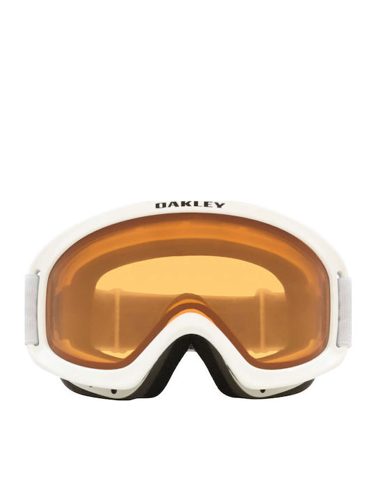 Oakley O-Frame 2.0 Pro S Snow Mască pentru Adulți Albă cu Lentilă Portocalie
