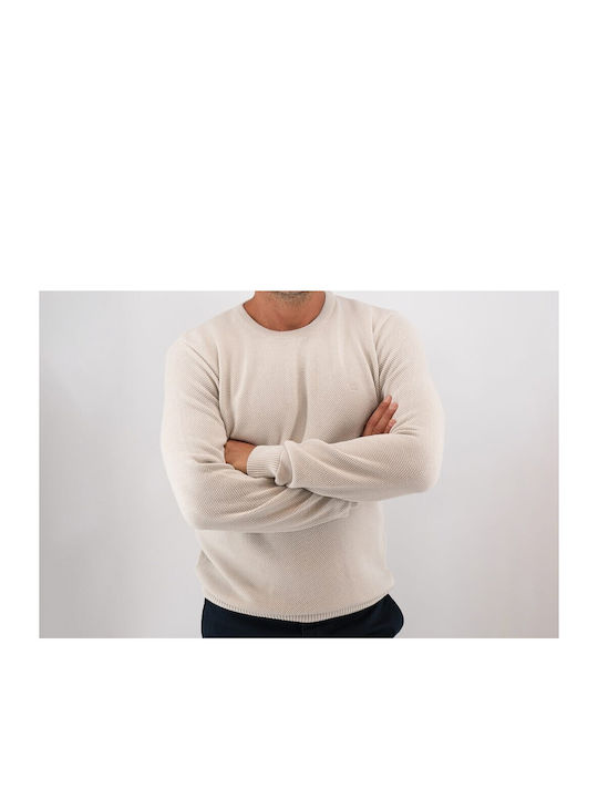 Guy Laroche Men's Long Sleeve Sweater White