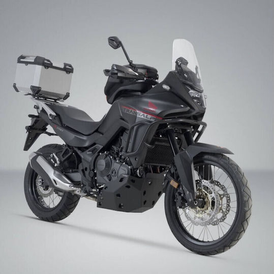 SW-Motech Motorcycle Top Case Aluminum 38L Silver