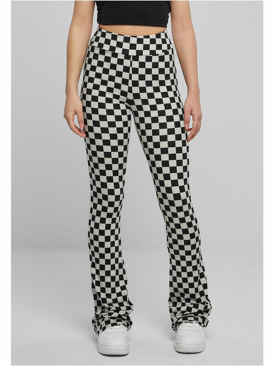 Damen Stoff Hose Geprüft Schwarz