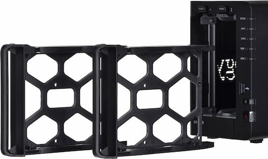 Synology DiskStation DS224+ NAS Tower με 2 θέσεις για HDD/SSD και 2 θύρες Ethernet