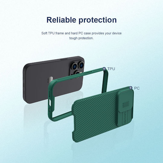 Nillkin CamShield Pro Back Cover Plastic / Silicone Magnetic Deep Purple (iPhone 14 Pro Max) 57983112537