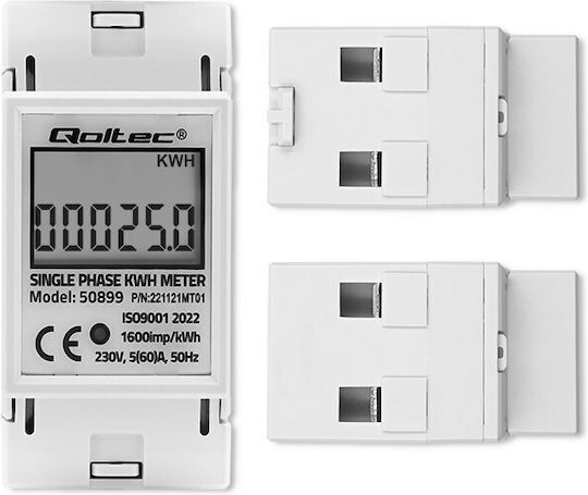 Qoltec Διπολικός Διακόπτης Ράγας 230V 60A