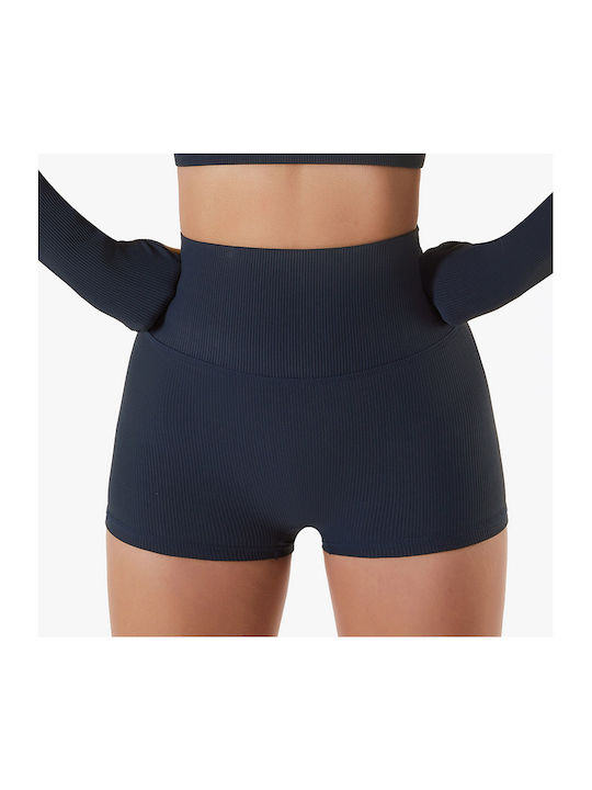 Amouna Training Women's Leggings Shorts Navy Blue