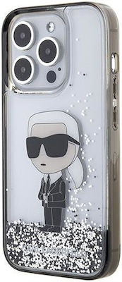 Karl Lagerfeld Plastic Back Cover Transparent (iPhone 15 Pro)