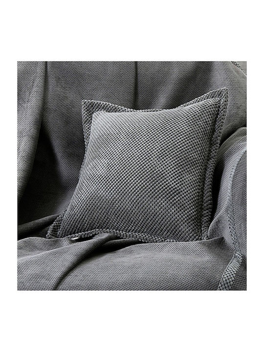 Guy Laroche Armchair Throw 2 Sides Rubicon 150x170cm Anthracite