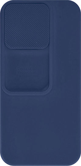 Powertech Задна корица Силикон Син (iPhone 15 Pro)
