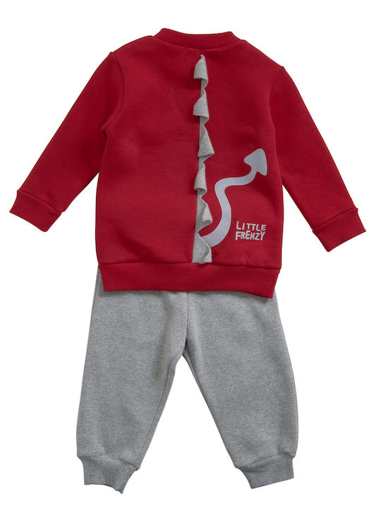 Frenzy Kinder Sweatpants Set - Jogginganzug Rot 2Stück