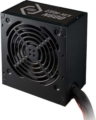 CoolerMaster Elite Nex 600 600W Black Computer Power Supply Full Wired 80 Plus Standard