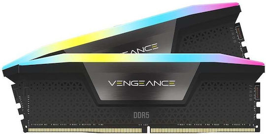 Corsair Vengeance 32GB DDR5 RAM cu 2 module (2x16GB) și Viteză 6000 pentru Desktop