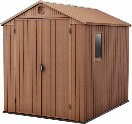 Depozit Plastic De Grădină Darwin Rezistent La Vânt Cu Izolație M1.9xL2.44xH2.21m