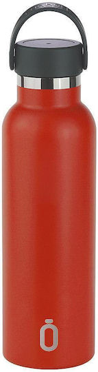 Runbott Μπουκάλι Θερμός Ανοξείδωτο BPA Free 600ml Κόκκινο