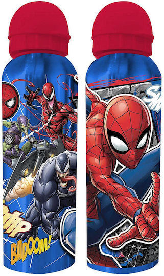 Creative Concepts 4016-9176M Παιδικό Παγούρι Spiderman Αλουμινίου Κόκκινο 500ml