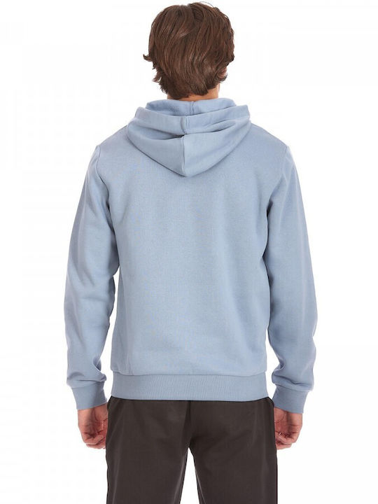 Admiral Herren Sweatshirt mit Kapuze und Taschen Hellblau