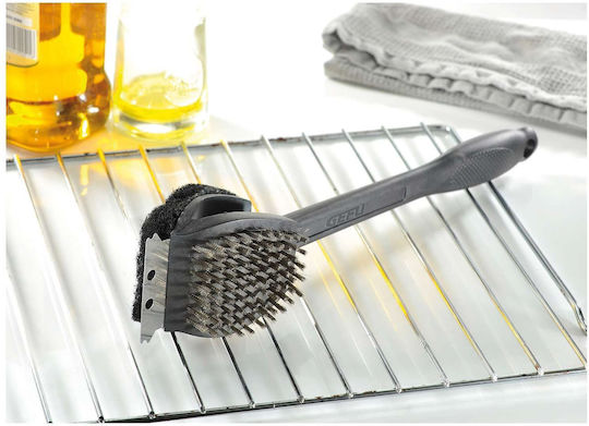 Gefu BBQ Cleaning Brush with Scraper 38.5cm 3 in 1