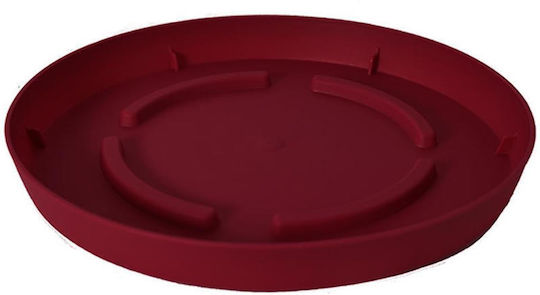 Atmosphera Roto 22 Round Plate Pot Passion Red 18.5x18.5cm