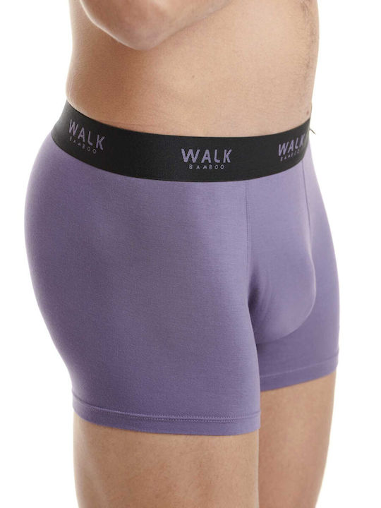 Walk Herren Boxershorts Lila 1Packung