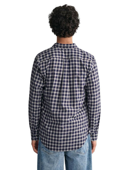 Gant Flannel Shirt Blue