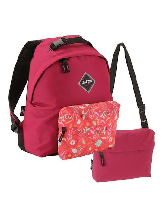 Bodypack Schulranzen Rucksack Junior High-High School in Rosa Farbe