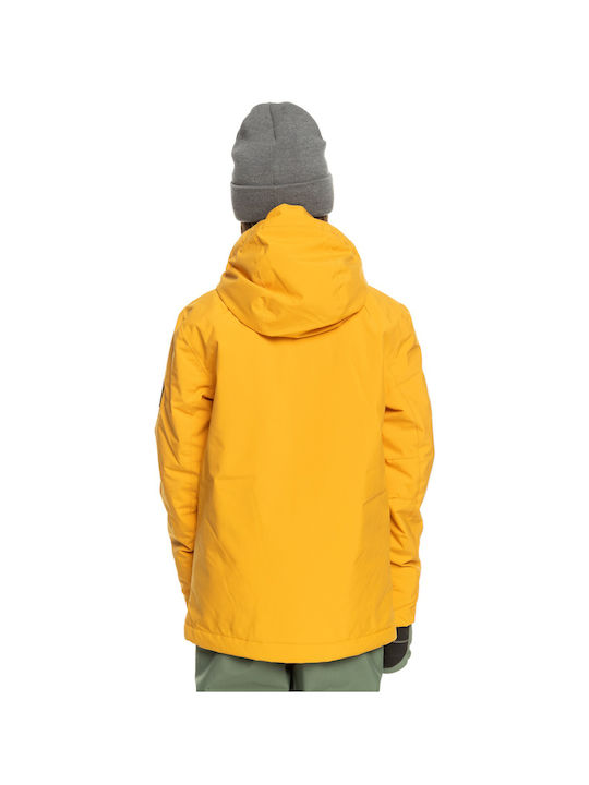 Quiksilver Kids Casual Jacket with Hood Yellow Mission