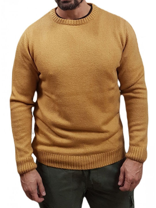 Lexton Men's Long Sleeve Sweater Yellow