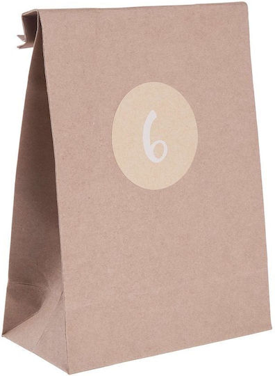 Butlers Paper Christmas Bag for Gift Brown