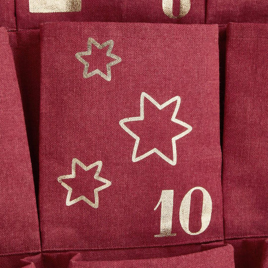 Butlers Hölzernes Weihnachtlich Geschenkverpackung Rot