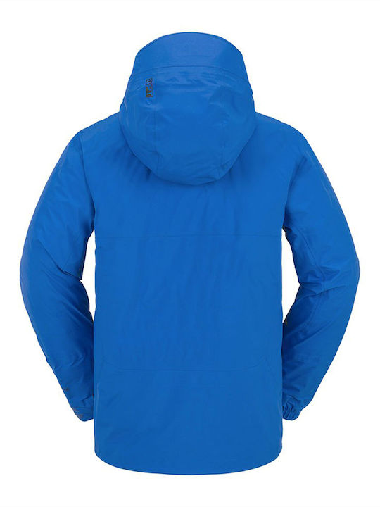 Volcom G0452401-EBL Ανδρικό Μπουφάν Gore-Tex για Σκι & Snowboard Μπλε