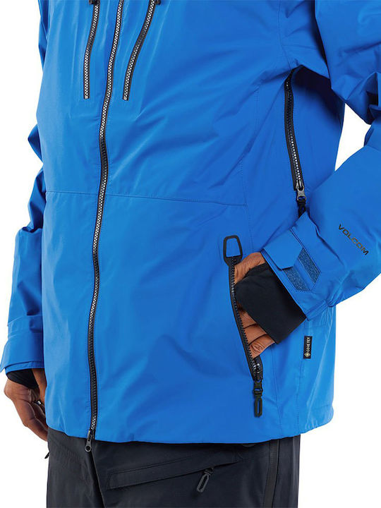 Volcom G0452401-EBL Ανδρικό Μπουφάν Gore-Tex για Σκι & Snowboard Μπλε