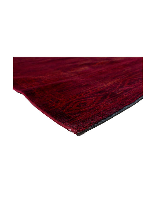 Ezzo Nomade Rug Rectangular with Fringes Red