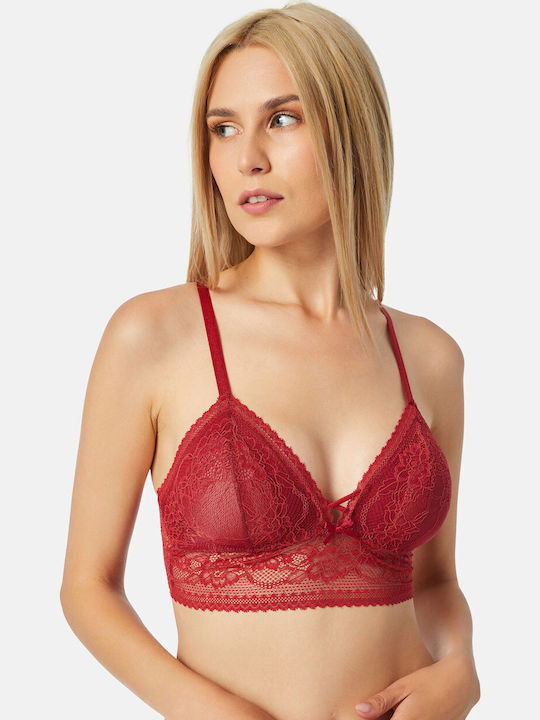 Minerva Bralette Σουτιέν Κόκκινο Minerva Bralette Σουτιέν Κόκκινο