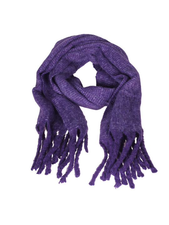Gk.fashion Women's Wool Scarf Purple