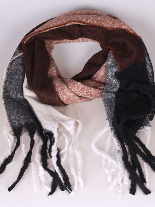 Gk.fashion Women's Wool Scarf Multicolour