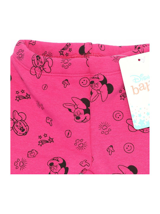 Kinder Leggings Lang Fuchsie Minnie Mouse