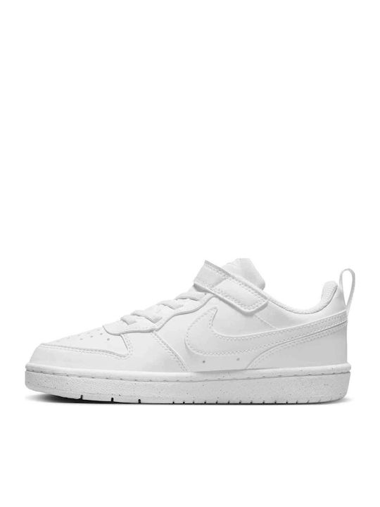 Court Borough Kinder Sneakers mit Klettverschluss Weiß