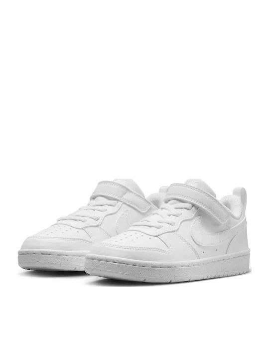 Court Borough Kinder Sneakers mit Klettverschluss Weiß