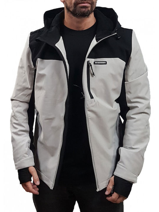 Winter Jacke Winddicht Beige