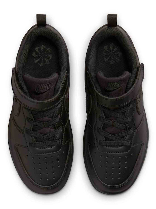 Court Borough Kids Sneakers with Scratch Black