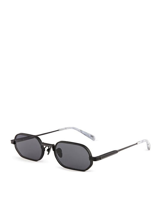 Oscar & Frank Unisex Sonnenbrille mit Schwarz Metall Gestell MR.ZUZU/061MB/BLACK/52/20