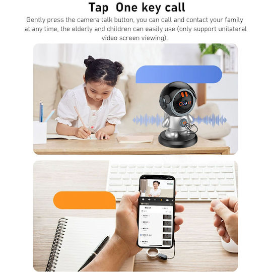 Ezra Hidden Camera WiFi Robots 1080p with Memory Card Slot