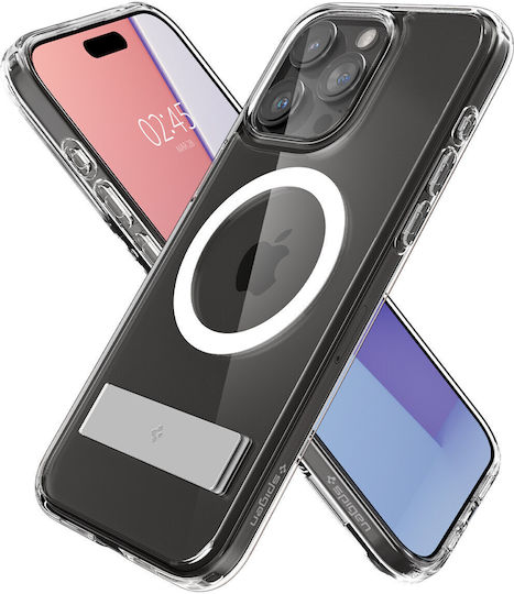 Spigen Ultra Hybrid S MagFit Back Cover Πλαστικό Crystal Clear (iPhone 15 Pro Max)