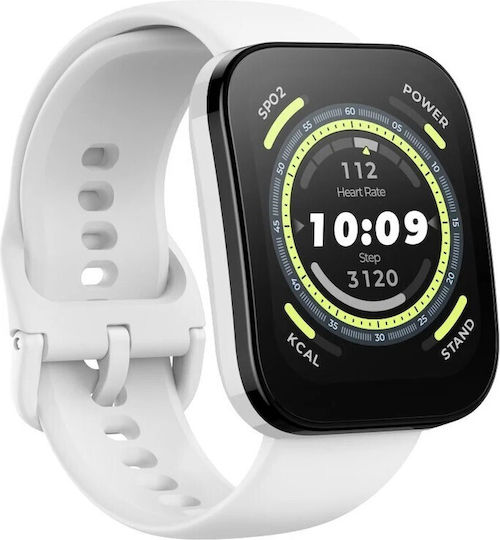 Amazfit Bip 5 Smartwatch with Heart Rate Monitor (Cream White)