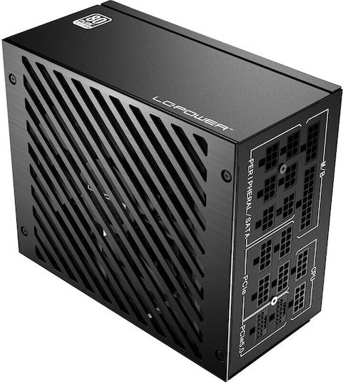 LC-Power LC850P V3.0 850W Μαύρο Τροφοδοτικό Υπολογιστή Full Modular 80 Plus Platinum